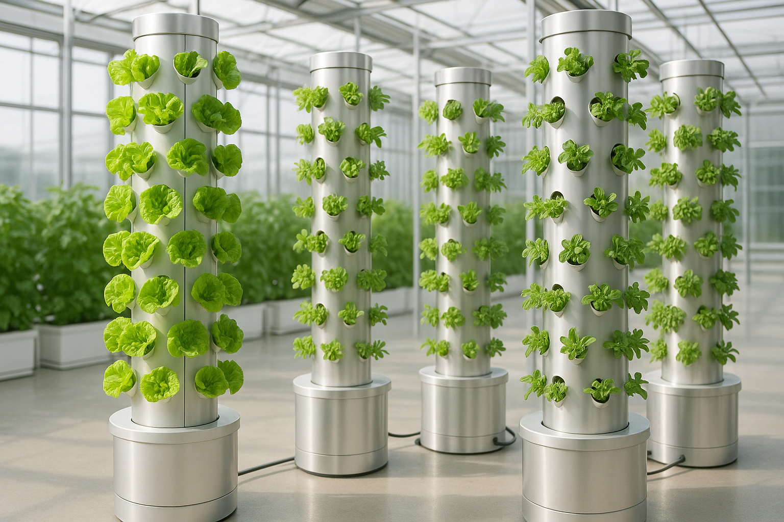 Hydroponische Türme: Die Zukunft des Anbaus für Zuhause, Garten und kommerzielle Nutzung