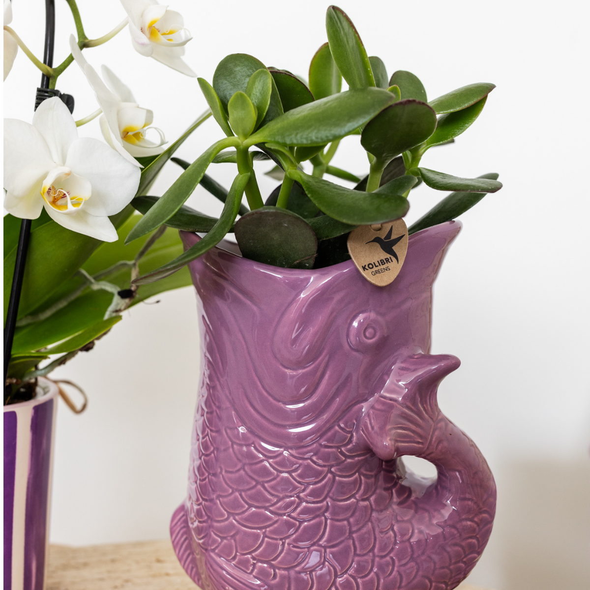 Kolibri Home | Fish - Lilac - Ø9cm
