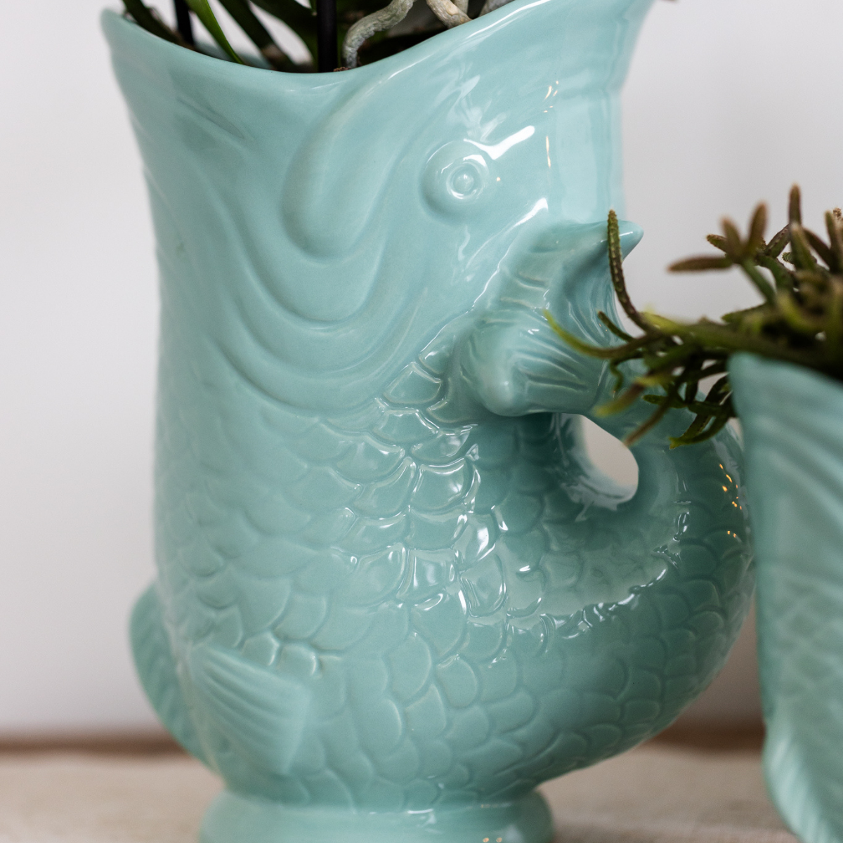 Kolibri Home | Fish - Turquoise - Ø9cm