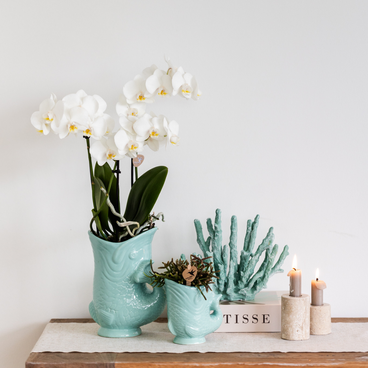 Kolibri Home | Fish - Turquoise - Ø9cm